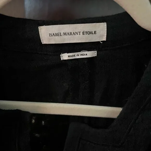 ISABEL MARANT ETOILE ADONIS STUDDED BLOUSE - Picture 3 of 5